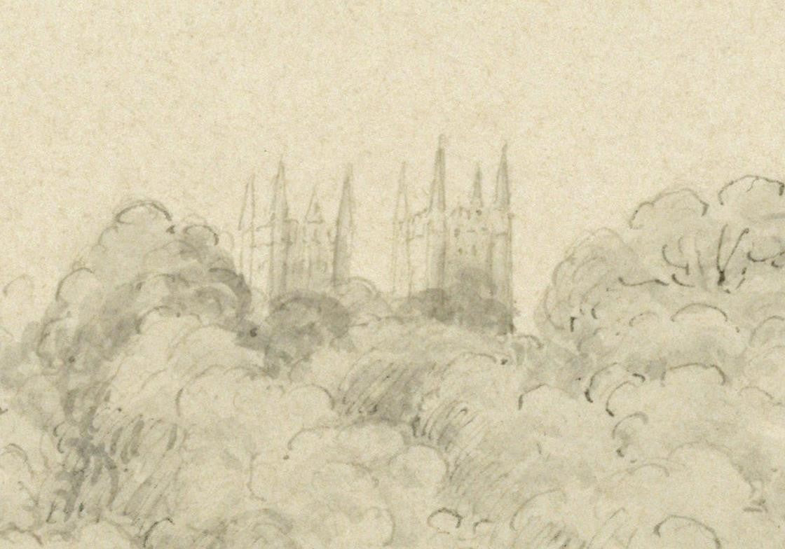 James Wilcox (1778-1865) Watercolour Painting - St James's Park London 18443