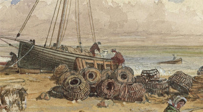 G. R. Smith Watercolour Painting Shanklin Isle Of Wight 1882  19th Century10