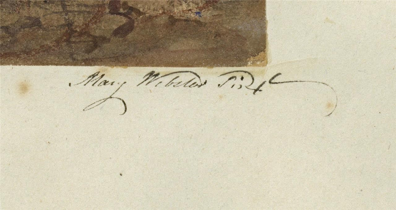 Mary Webster (1794-1883) - Watercolour Painting - Ovingdean Church Brighton 18382