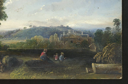 Mary Webster (1794-1883) Oil Painting - Figures In Rural Landscape 19th Century7