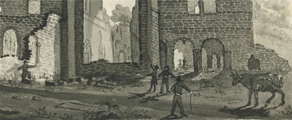 James Wilcox (1778-1865) Watercolour Painting Furness Abbey 18043