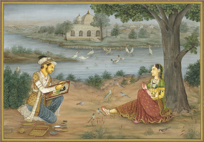 Naina Kumari - Gouache Painting - Indian / Contemporary / Mughal Style3