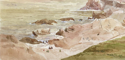 Capstone Point Ilfracombe Devon 1866 Watercolour Painting - 19th Century2
