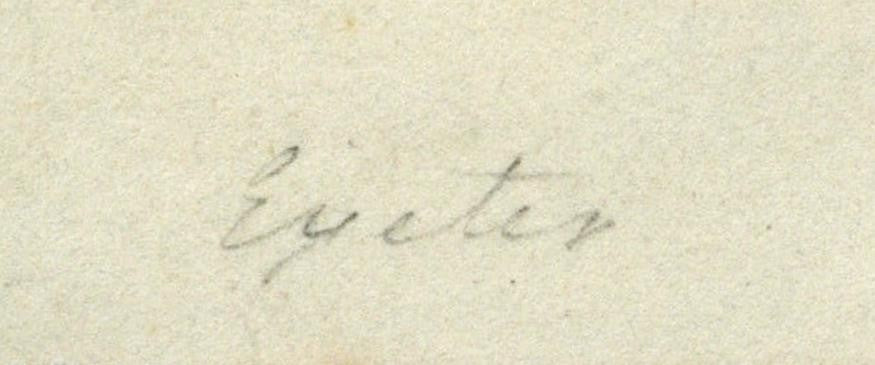 Style Of Samuel Prout Exeter Miniature Watercolour Painting 19th Century3