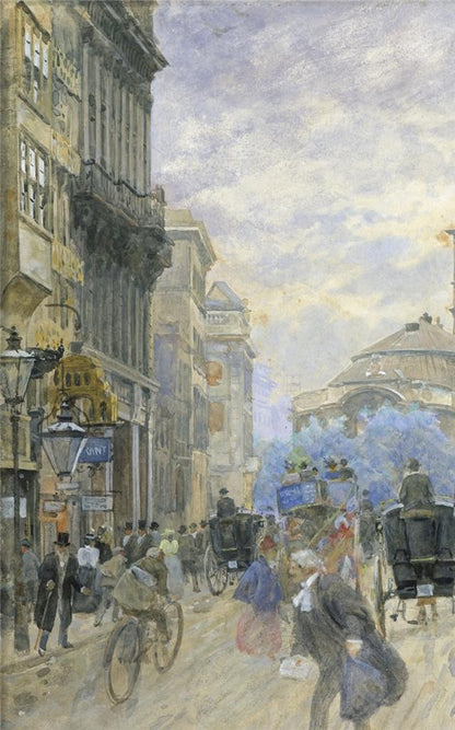 Henry Edward Tidmarsh Watercolour Painting - Royal Courts Of Justice London 18979