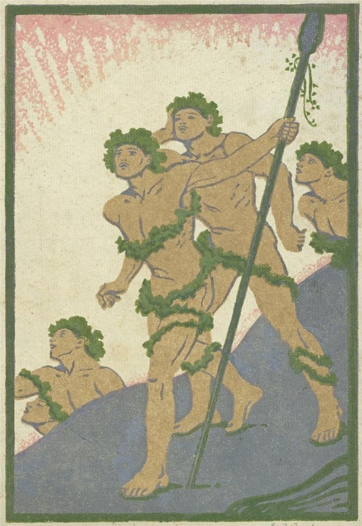 Cecil French (18791953) Pencil Signed Woodcut0