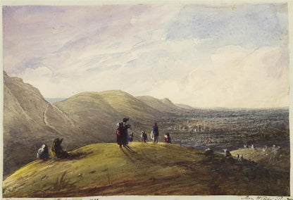 Mary Webster Watercolour Painting View From The Devil's Dyke Near Brighton 18380