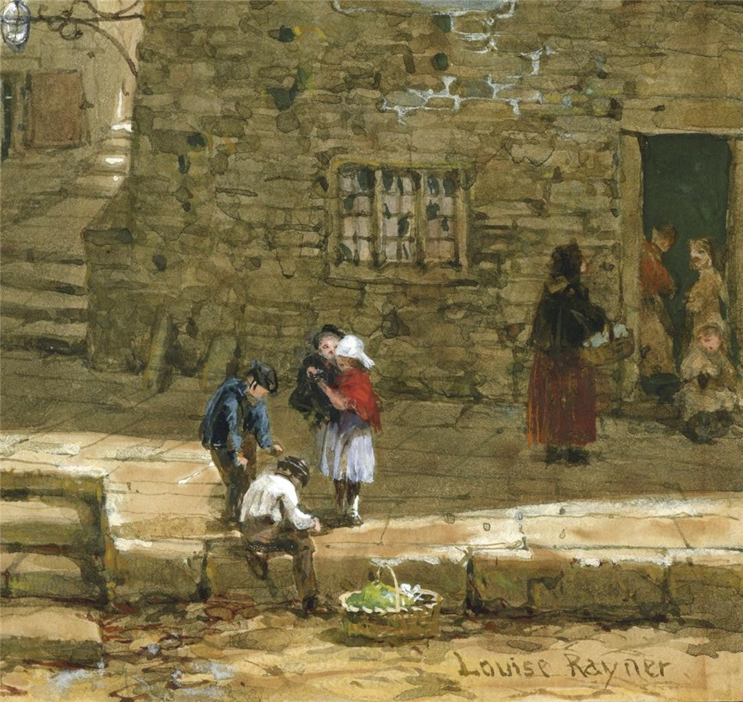 Louise Rayner (1832-1924) - Watercolour Painting - South Petherton Somerset3