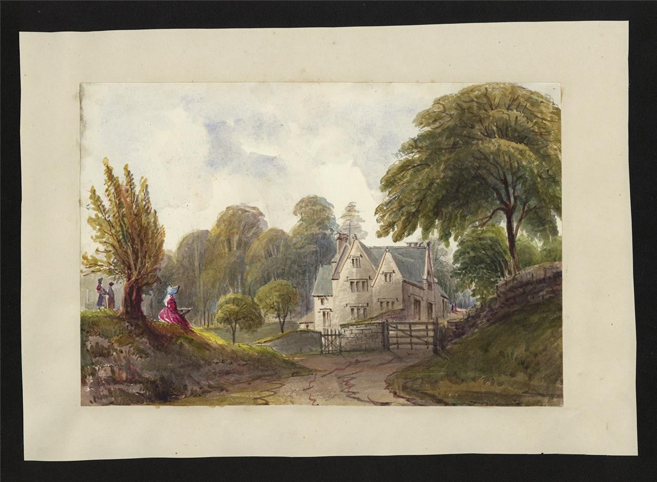 Mary Webster (1794-1883) Watercolour Painting - Possibly Gloucestershire c18401
