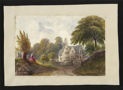 Mary Webster (1794-1883) Watercolour Painting - Possibly Gloucestershire c18401