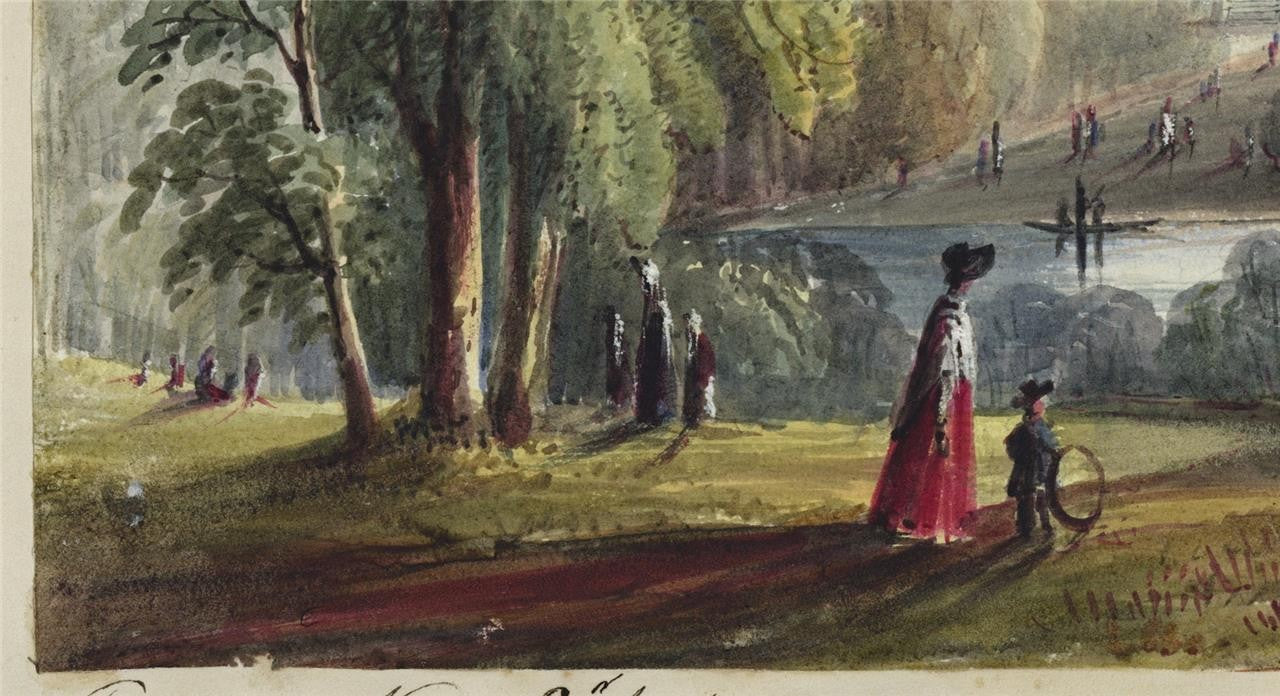 Mary Webster (1794-1883) Watercolour Painting Pittville Cheltenham 18409