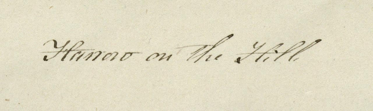 Mary Webster (1794-1883) Watercolour Painting - Harrow On The Hill London 18384