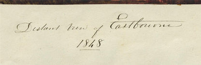 Mary Webster (1794-1883) Watercolour Painting - Distant View Of Eastbourne 18482