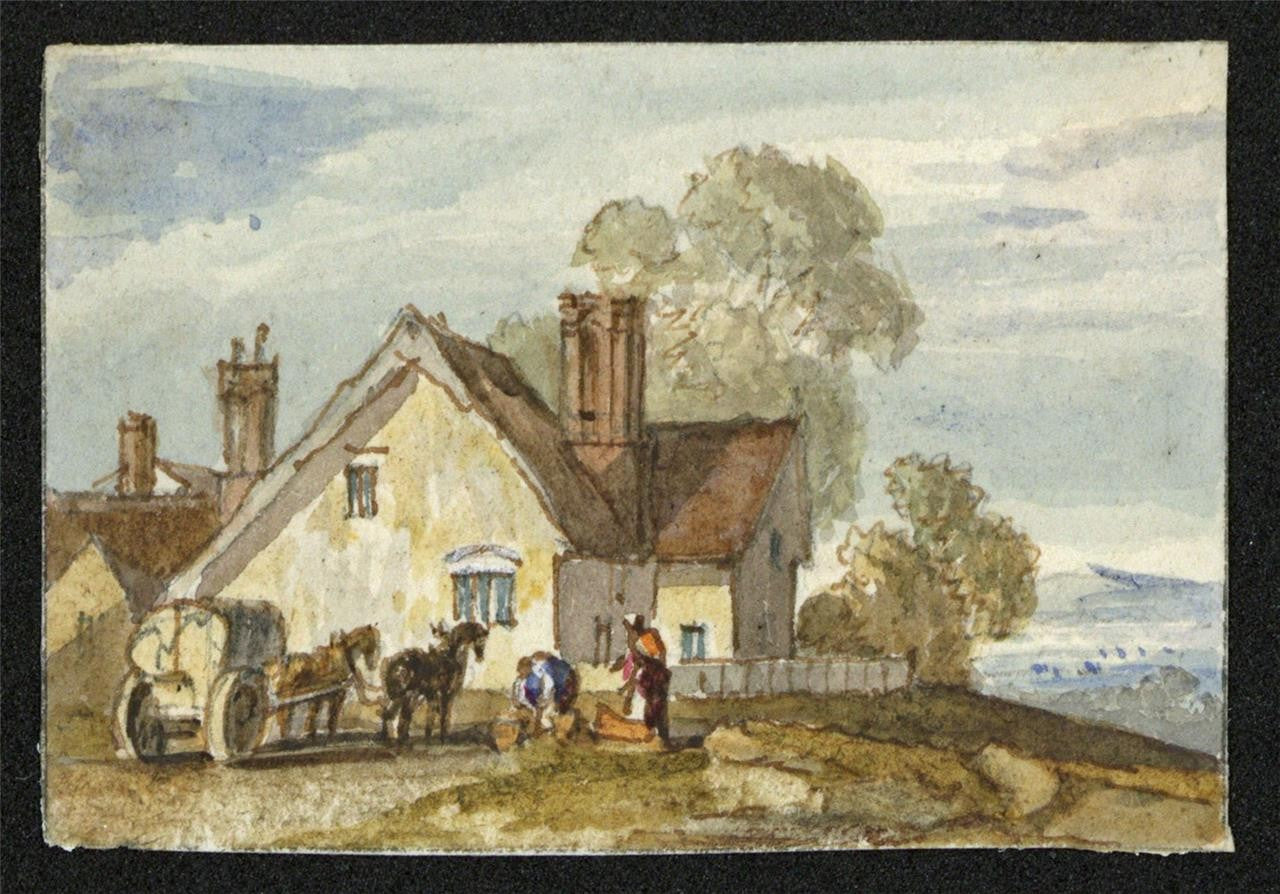 Style Of Samuel Prout - Miniature Watercolour Painting - 19th Century - 171