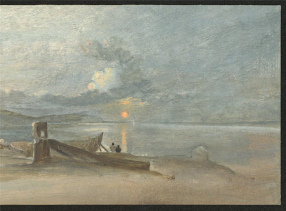 Coastal Sunset - Oil Painting - Late 19th / Early 20th Century6