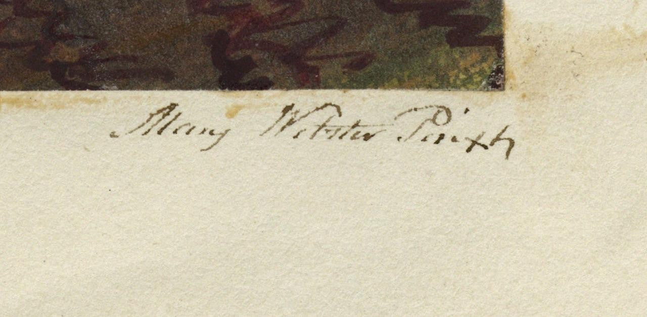 Mary Webster (1794-1883) - Watercolour Painting - Herne Church 18462