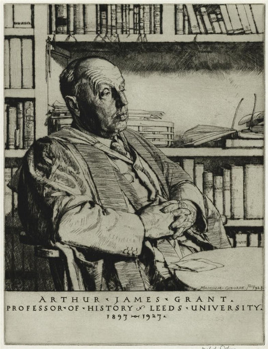 Malcolm Osborne (1880-1963) Signed Etching - Arthur James Grant Portrait 19280