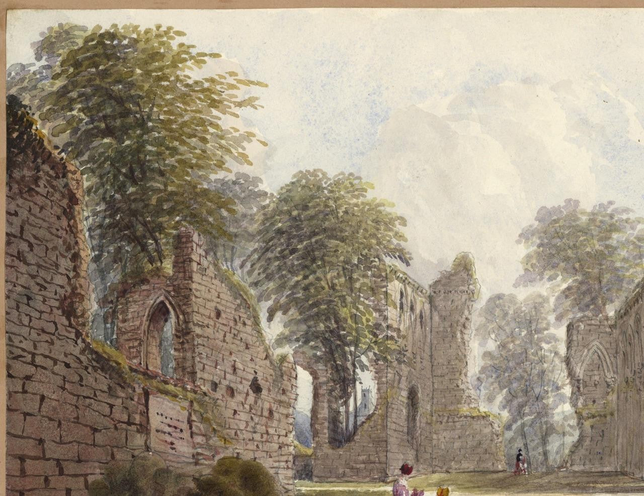 Mary Webster (1794-1883) Watercolour Painting  Beeston Regis Priory Near Cromer8