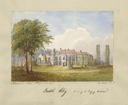 Mary Webster (1794-1883) Watercolour Painting - Battle Abbey 18426