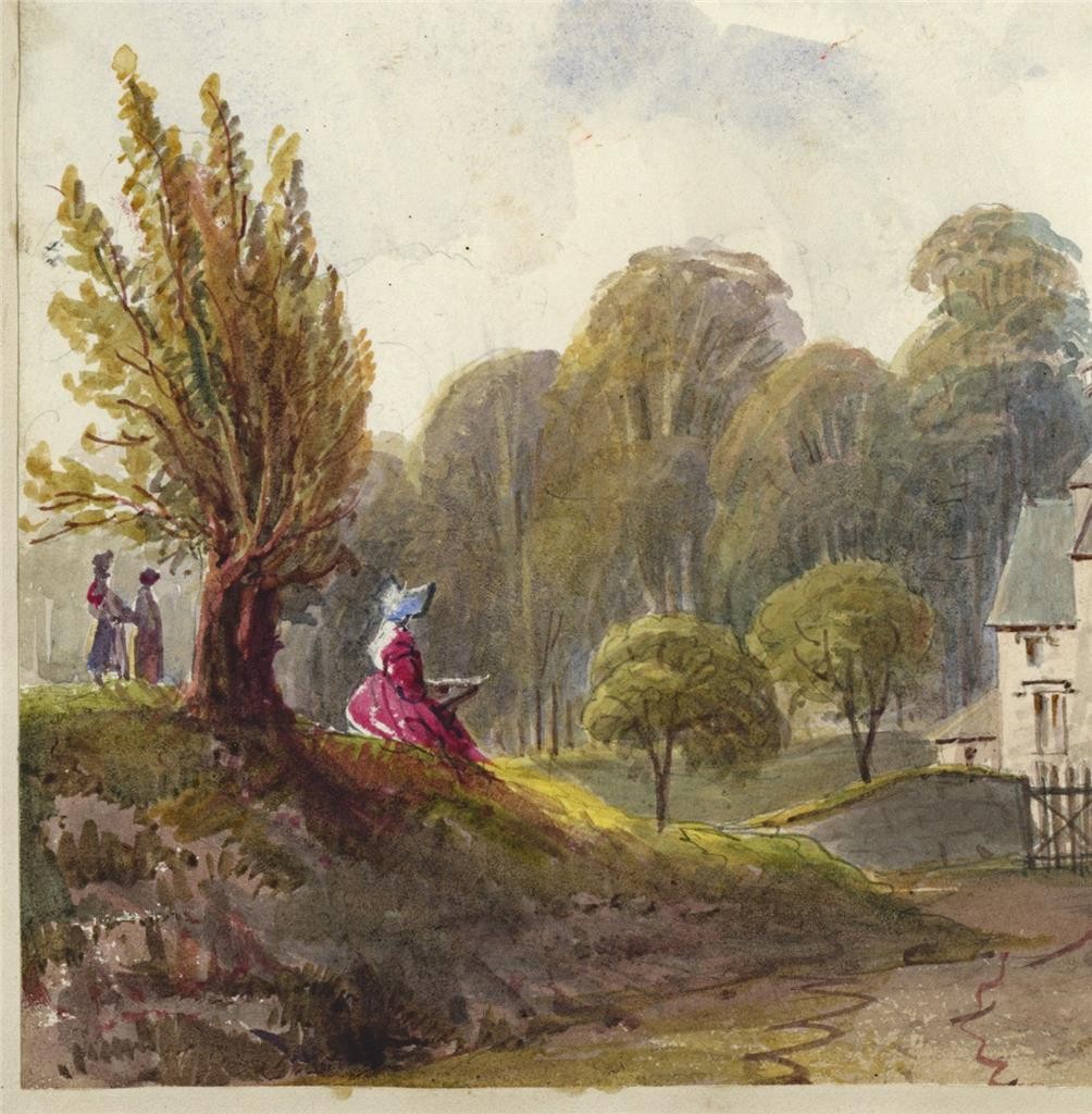 Mary Webster (1794-1883) Watercolour Painting - Possibly Gloucestershire c18402