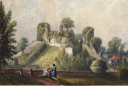 Mary Webster (1794-1883) - Watercolour Painting - Pevensey Castle Sussex - 18525