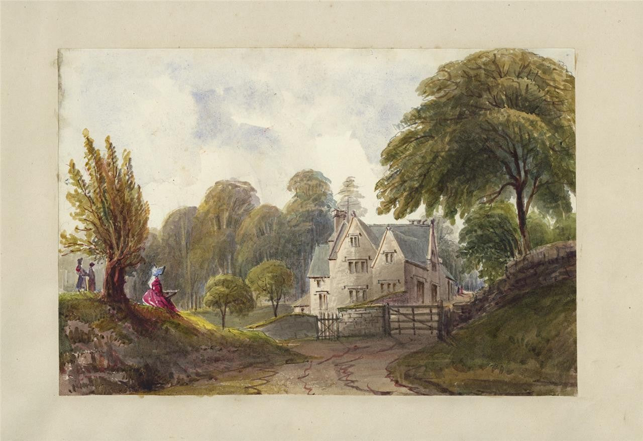 Mary Webster (1794-1883) Watercolour Painting - Possibly Gloucestershire c18404