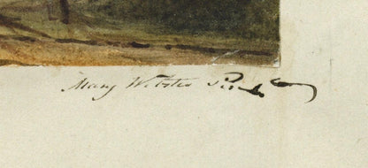 Mary Webster (1794-1883) Watercolour Painting - Harrow On The Hill London 18382