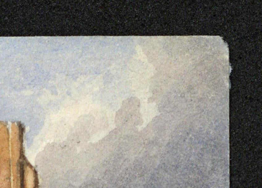 Style Of Samuel Prout Dunstable Miniature Watercolour Painting 19th Century4