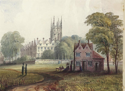 Mary Webster (1794-1883) Watercolour Painting - Merton College Oxford 18407