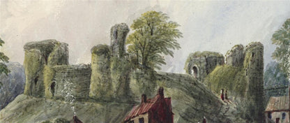 Mary Webster (1794-1883) - Watercolour Painting - Pevensey Castle 18429