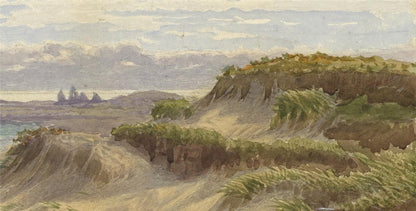Samuel Phillips Jackson - Watercolour Painting - Sand Dunes Coastal Landscape9