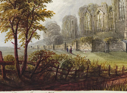 Mary Webster (1794-1883) Watercolour Painting - Kenilworth Castle Warwickshire6