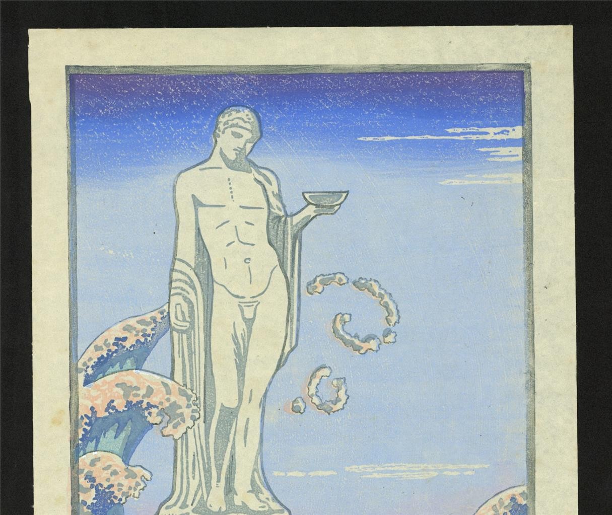 Cecil French (18791953) Antique Woodcut Early 20th Century2