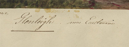 Mary Webster Watercolour Painting Glenleigh Glyndley? Near Eastbourne 18424