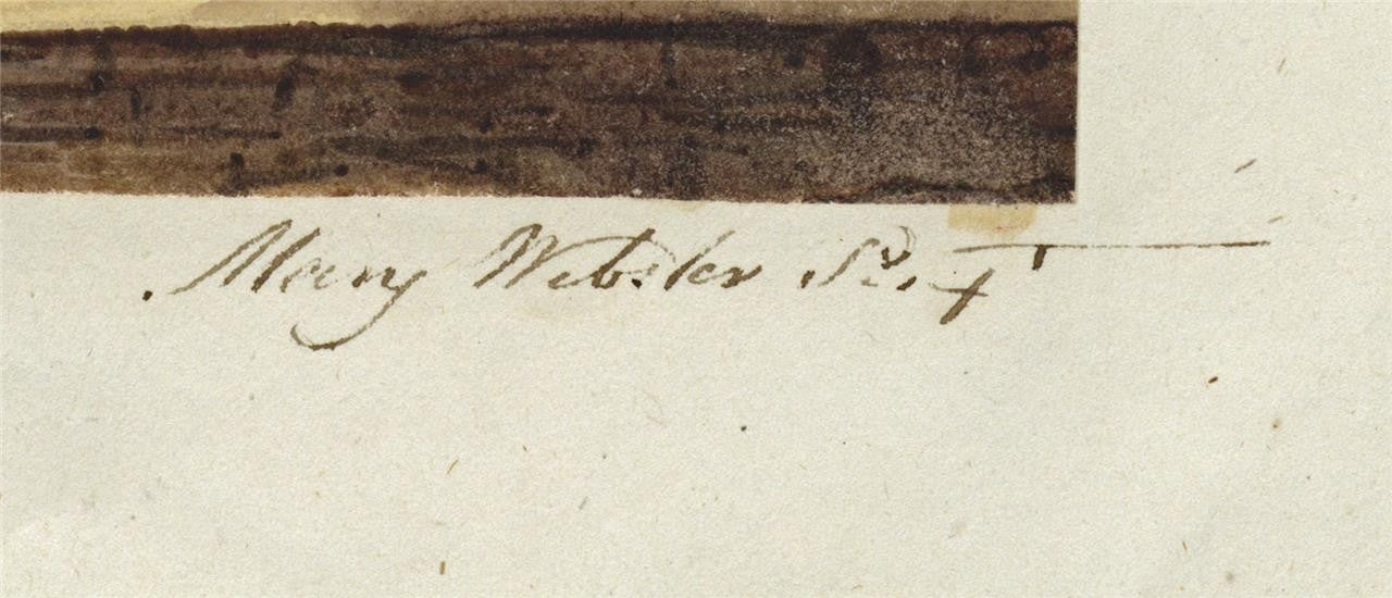 Mary Webster (1794-1883) Watercolour Painting Richmond London 18412