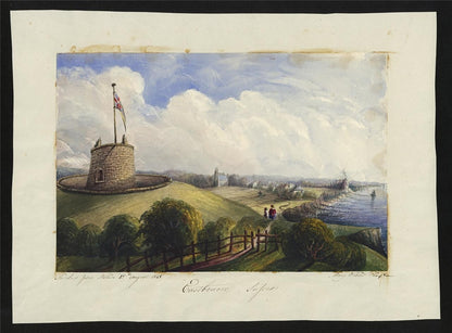 Mary Webster (1794-1883) Watercolour Painting Coastline Eastbourne Sussex 18481