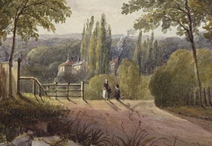 Mary Webster (1794-1883) Watercolour Painting - Harrow Near Sudbury London 18386