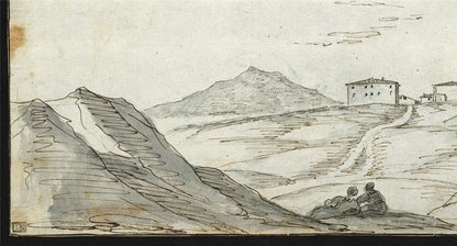 Richard Cooper Jnr (1740-1822) Watercolour Painting Italian Scene 18th Century6