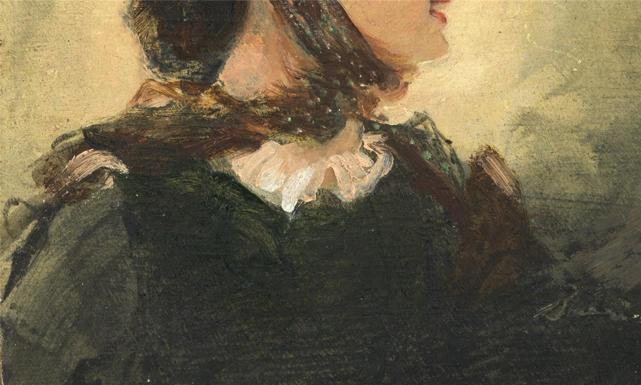 William Henry Barribal - Oil Painting - Portrait Of A Lady - 20th Century7