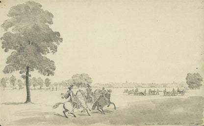 James Wilcox (1778-1865) Painting Royal Artillery Barracks Woolwich London 18430