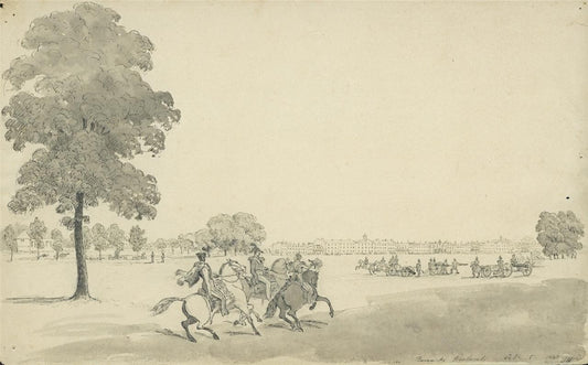 James Wilcox (1778-1865) Painting Royal Artillery Barracks Woolwich London 18430