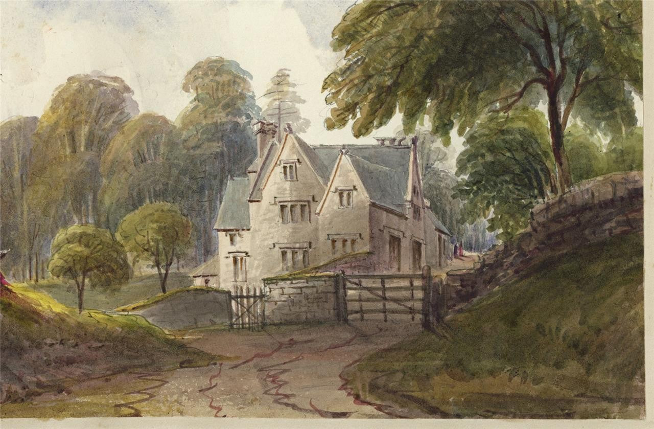 Mary Webster (1794-1883) Watercolour Painting - Possibly Gloucestershire c18403