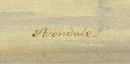 Evening On The Lagoon Venice Italy - Watercolour Painting - Signed Avondale1