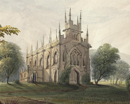 Mary Webster Watercolour Painting Sudeley Chapel Gloucestershire 18405