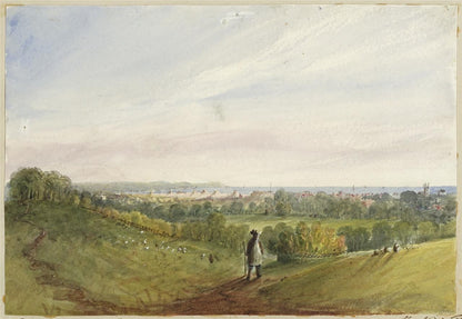 Mary Webster (1794-1883) Watercolour Painting Near Compton Place Eastbourne 18420