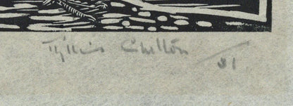 Phyllis Chilton Osborne - Pencil Signed Wood Engraving - Hen - 1931 - 21/1002