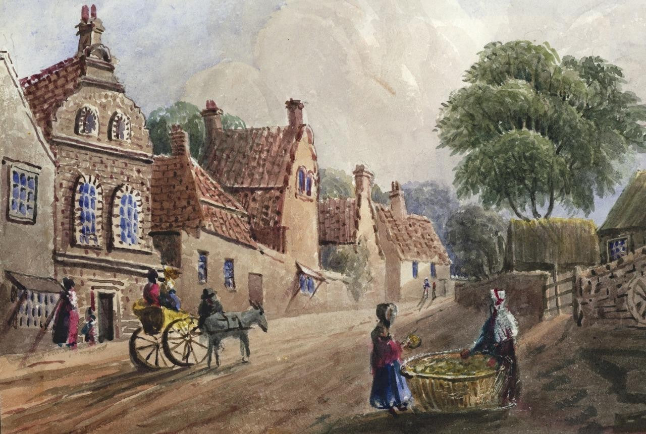 Mary Webster (1794-1883) Watercolour Painting - Reading Street Broadstairs 18432