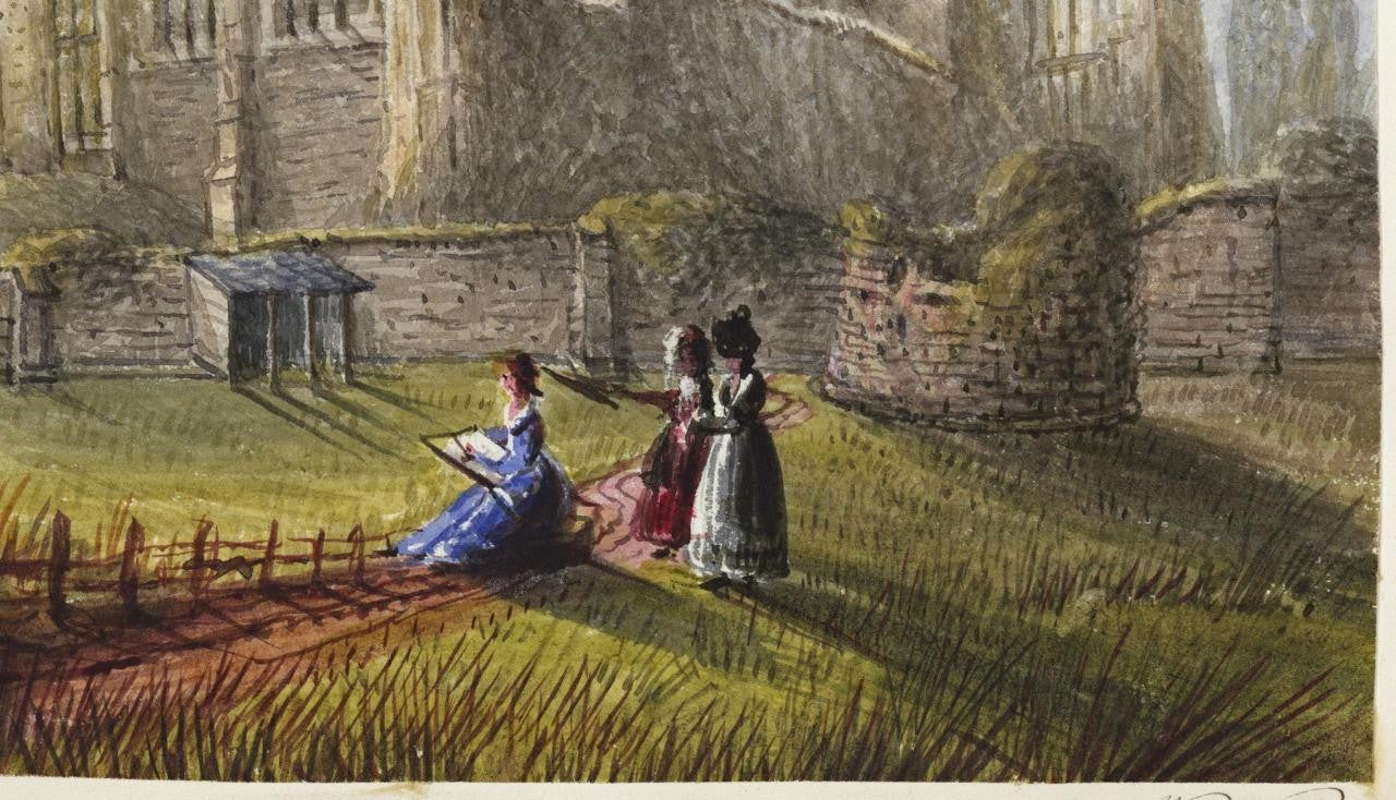 Mary Webster (1794-1883) Watercolour Painting - Kenilworth Castle Warwickshire5