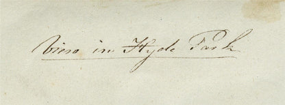 Mary Webster (1794-1883) Watercolour Painting Soldiers In Hyde Park London 18423