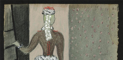 Phyllis Chilton Osborne Mixed Media Drawing Ballerina Ballet Dancer 19383